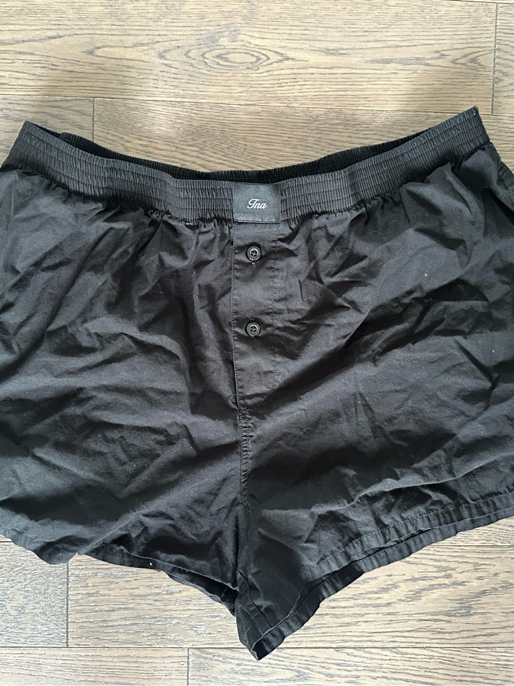 TNA Black Women's Boxer Shorts